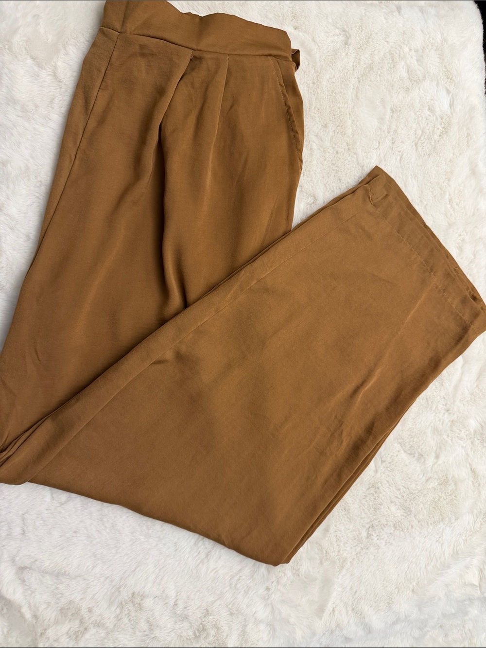 Melody Wide-Leg Pants in Brown